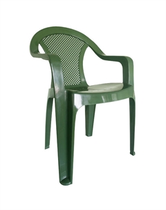 Кресло Румба 52x39x79см пластик темно-зеленое Нет марки