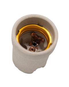 Патрон Е27 керамический белый Нет марки