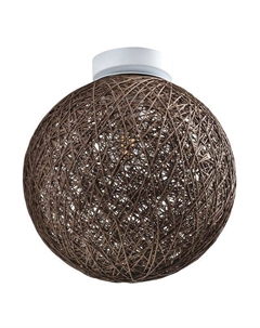 Светильник настенно-потолочный Powerlight Nest 1 х Е27 х 60 Вт коричневый Нет марки