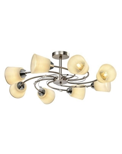 Люстра Powerlight Spring 1-010780 8 x E27 x 60 Вт никель Нет марки