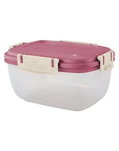 Контейнер для продуктов SUGAR&SPICE Barberry 0,45л прямоугольный пластик брусничный Нет марки