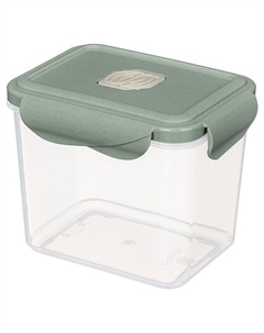 Контейнер для продуктов PHIBO 0,9л прямоугольный пластик зеленый Нет марки