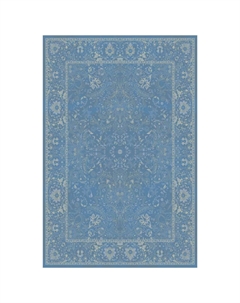 Ковер AFINA 800х1500мм полиэстер/коттон дизайн 2454A BLUE Нет марки