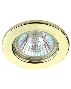 Светильник встраиваемый Powerlight MR16A 1хGU53 x 50 Вт золото Нет марки