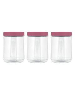 Набор банок SUGAR&SPICE Honey 3шт. 0,75л пластик брусничный Нет марки