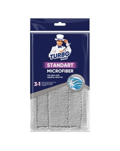 Насадка для поломоя TURBOMAG Standart 44,5x13,2см микрофибра Нет марки