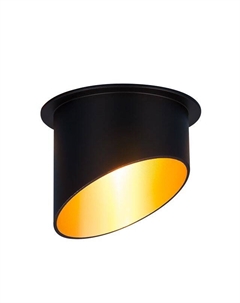 Светильник встраиваемый Электростандарт a040980 GU5.3 х 50 Вт, черный, золотистый Нет марки