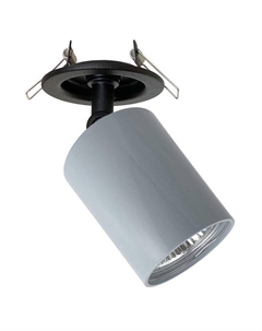 Светильник-стакан встраиваемый Powerlight 1хGU10х20 Вт серый Нет марки