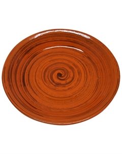 Блюдце БОРИСОВСКАЯ КЕРАМИКА Оранжевая полоска 10см керамика Нет марки