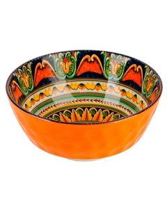 Салатник NOUVELLE HOME Arabesqu 16см 0,8л фарфор желтый Нет марки