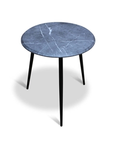 Стол журнальный Грей М127 480х480х550мм мрамор серый Нет марки