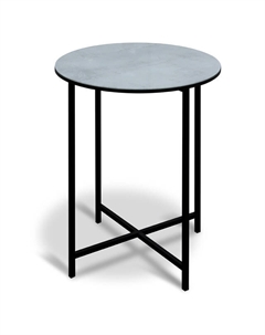 Стол журнальный М87 480х480х610мм бетон стекло/ЛДСП/металл Нет марки