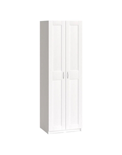 Шкаф Макс 2 двери 750х610х2330мм белый ЛДСП Нет марки