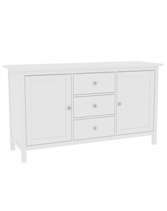 Комод Кантри 3 ящика 2 двери 1600х500х891мм белая сосна Нет марки