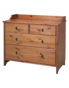Комод Вествик 950х490х820мм 4 ящика сосна коричневый Нет марки