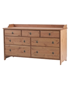 Комод 7 ящиков 1400х490х820мм коричневый сосна Нет марки