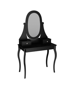 Стол туалетный Кантри 950х500х1700мм черный сосна Нет марки