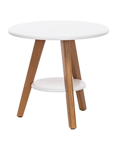 Стол журнальный Хог 550х550х500мм белый Нет марки
