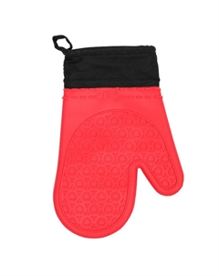Прихватка кухонная варежка 26,5х18,5см красная, арт. GUQ0315-17 Нет марки