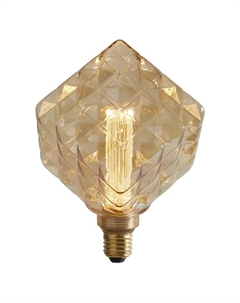 Лампа светодиодная VOLTEGA Market E27 4Вт 1800К 200Лм квадрат прозрачный желтый Нет марки