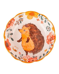 Салатник NOUVELLE HOME Kawaii Forest Hedgehog 15см 0,55л фарфор Нет марки