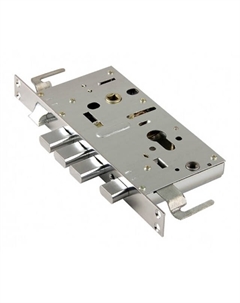 Замок врезной 2524-3Р Автомат 3ригеля цилиндровый правый для китайских дверей + задвижка Нет марки