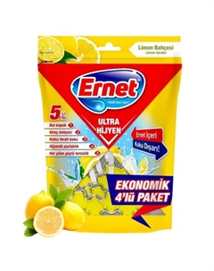 Подвеска для унитаза ERNET Лимонный сад 4х50г Нет марки