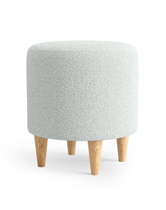 Пуф Нико 360х360х400мм искусственный мех серый Нет марки