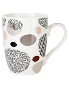 Кружка NOUVELLE HOME Modern круги 340мл фарфор Нет марки