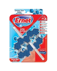 Подвеска для унитаза ERNET Отбеливающий эффект 2х50г Нет марки