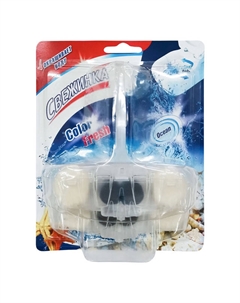 Подвеска для унитаза СВЕЖИНКА Color Fresh Голубая вода 2х40г Нет марки