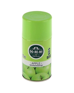 Освежитель воздуха ДО-РЕ-МИ Премиум Зеленое яблоко 250мл сменный блок Нет марки