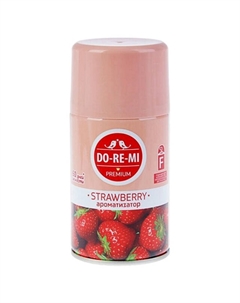 Освежитель воздуха ДО-РЕ-МИ Премиум Клубника со сливками 250мл сменный блок Нет марки
