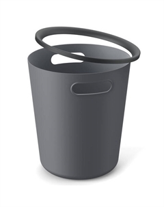 Корзина для бумаг Folk 10л пластик графит Нет марки