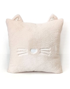 Подушка декоративная Котик 43х43см кремовая, арт.ПД-Котик Нет марки
