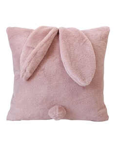 Подушка декоративная Зайчик 43х43см розовая, арт.ПД-Зайчик Нет марки