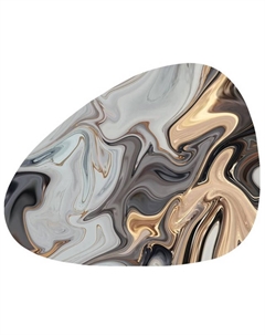 Салфетка сервировочная 45х35,5см серая, арт.4680169024428 Нет марки