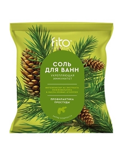 Соль для ванн ELIXIRICA Укрепляющая иммунитет 500г Нет марки