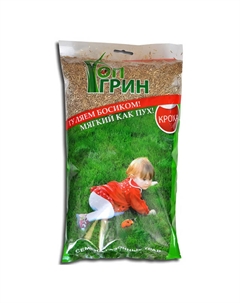 Семена газонной травы ТопГрин Кроха 1кг Нет марки