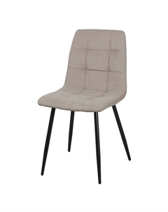 Стул ПАПРИК 460х530х840мм бежевый/черный ткань/металл Нет марки