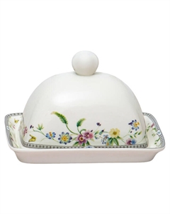 Масленка Мануэла 17х17х12см фарфор Нет марки