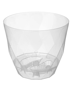 Горшок для орхидей Laurel 1,3л d14,5см прозрачный с поддоном пластик Нет марки