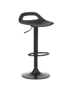 Стул барный EKLUND 410х400х710(920) мм полипропилен/металл черный Нет марки