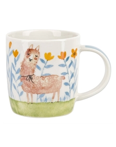 Кружка NOUVELLE HOME Забавные животные Лама 360мл фарфор Нет марки