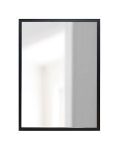 Зеркало в раме 500х700мм черный пластик Нет марки