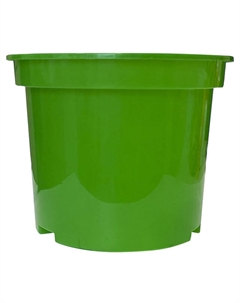 Горшок пластиковый для рассады литьевой h-13 см 2л d-17 см зеленый Нет марки