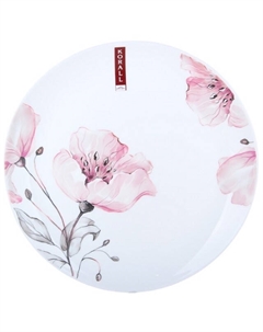 Тарелка КОРАЛЛ Amore 24см обеденная стеклокерамика Нет марки