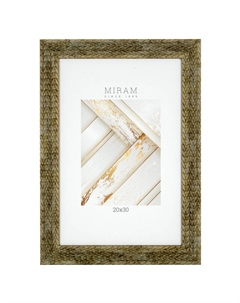 Фоторамка МИРАМ 200х300мм коричневая пластик Нет марки