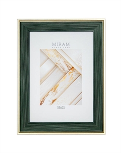 Фоторамка МИРАМ 150х210мм зеленая пластик Нет марки