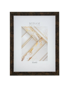 Фоторамка МИРАМ 300х400мм коричневая пластик Нет марки